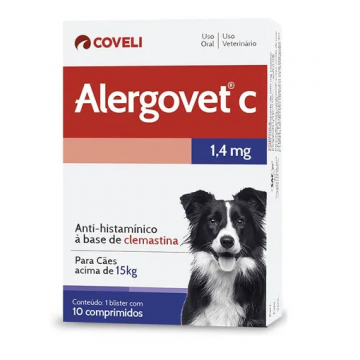 Alergovet C 1,4mg - 10 comprimidos